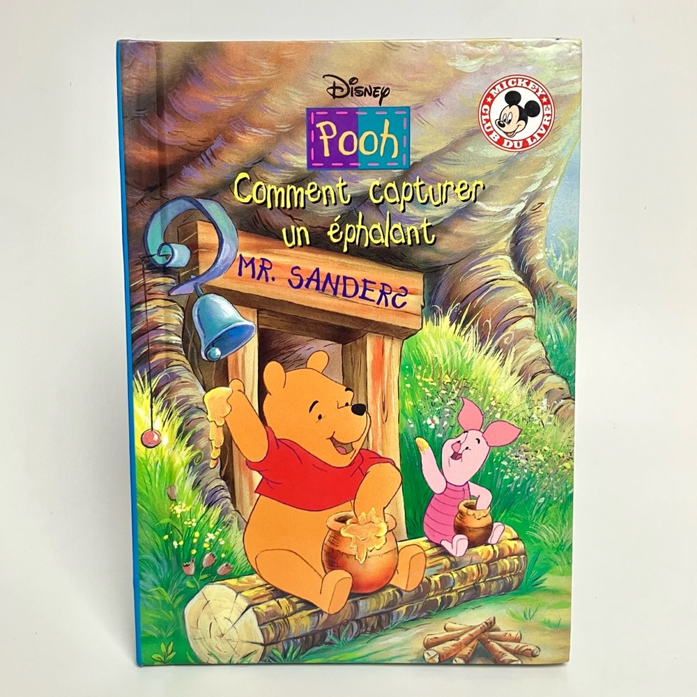 90s Vintage Disney Winnie l'Ourson Livre en francais French Book 1998